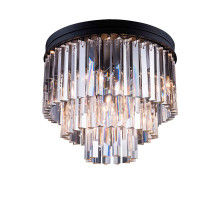 Потолочная люстра Delight Collection 1920s Odeon 771131 (KR0387C-6/P black/clear)
