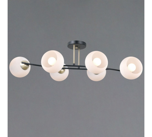 Потолочная люстра Illumico IL0798-6CSQ-25 BK AB TRENTO Потолочная люстра Illumico IL0798-6CSQ-25 BK AB TRENTO
