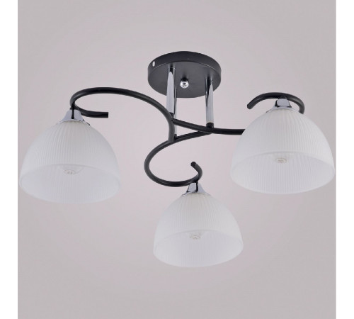 Потолочная люстра Reluce 01635-0.3-03 BK+CR