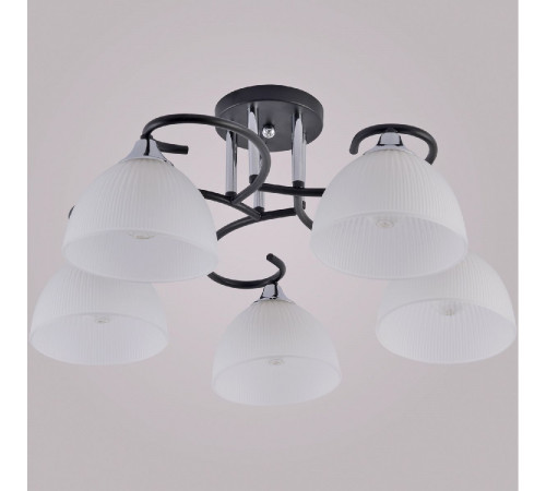 Потолочная люстра Reluce 01635-0.3-05 BK+CR