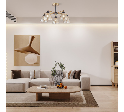 Потолочная люстра Arte Milano Napoli 330754/5 BK+AB