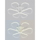 Потолочная люстра Natali Kovaltseva Cobra LED LAMPS 81121/7C