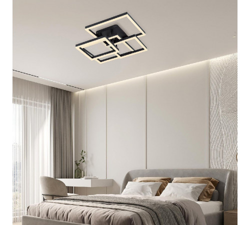 Потолочная люстра LED4U L11015-4 BK Потолочная люстра LED4U L11015-4 BK