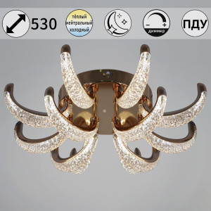 Потолочная люстра Reluce 60390-0.3-8+4 FG