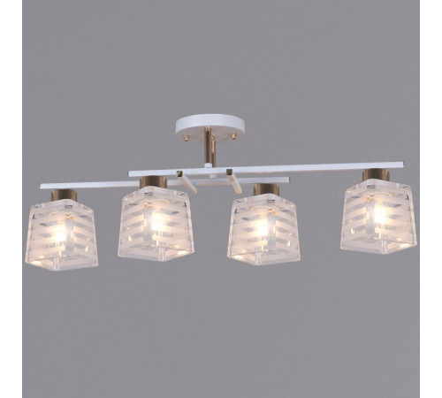 Потолочная люстра Reluce 09260-0.3-04 WH+FG Потолочная люстра Reluce 09260-0.3-04 WH+FG