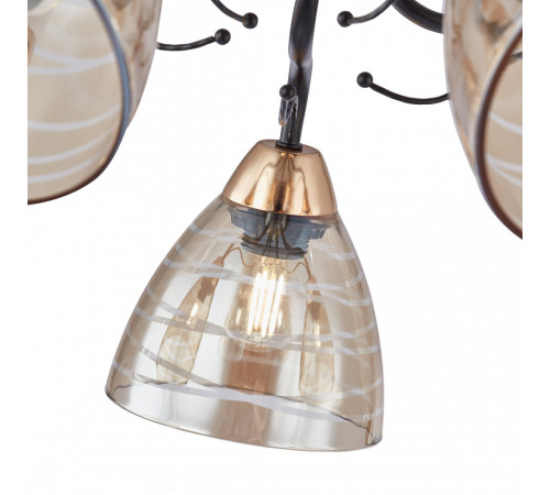 Подвесная люстра Arte Milano Napoli 331234/8 BK+FGD