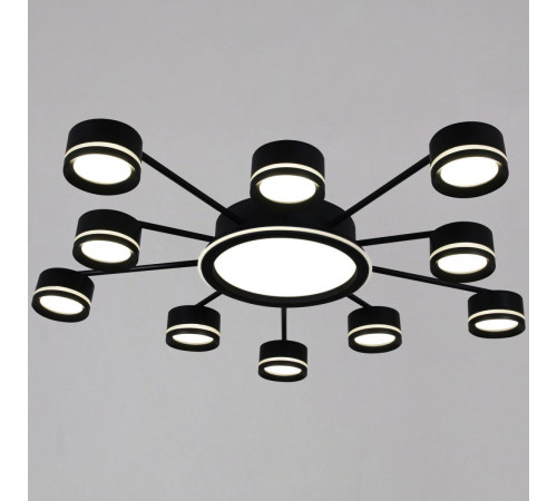 Потолочная люстра Reluce 20590-0.3-5+5+1 Black