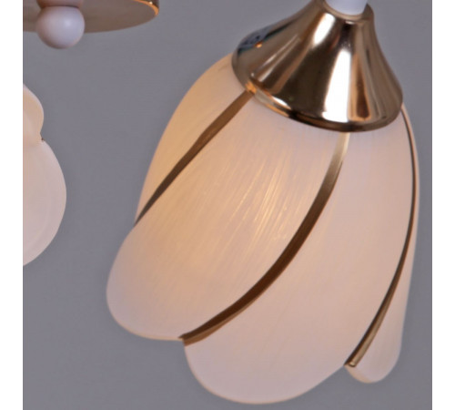 Потолочная люстра Reluce 35360-0.3-04 WH+FG Потолочная люстра Reluce 35360-0.3-04 WH+FG