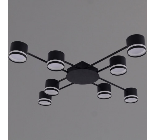 Потолочная люстра Reluce 56730-0.3-08 GX53 BK