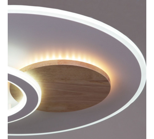 Потолочная люстра Reluce 08397-0.5-470 WH+WOOD