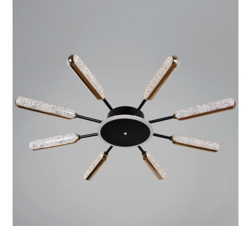 Потолочная люстра Reluce 08290-0.3-08 BK+GD