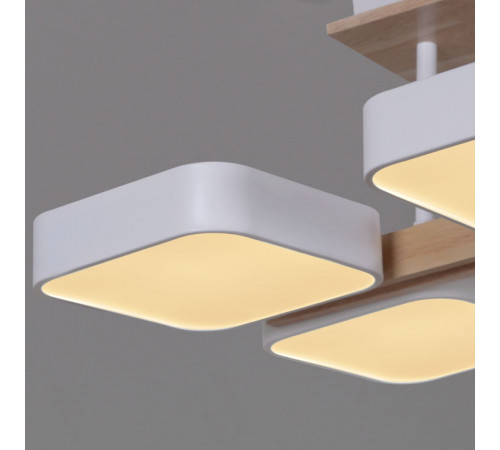 Потолочная люстра Reluce 03359-0.3-06 WH+WOOD