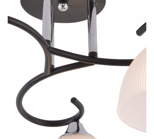 Потолочная люстра Reluce 01635-0.3-03 BK+CR