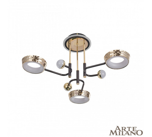 Потолочная люстра Arte Milano Ferrara 273210/6 BK/GD