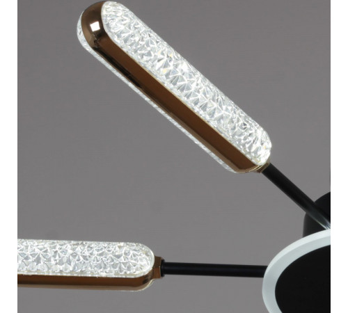 Потолочная люстра Reluce 08290-0.3-06 BK+GD