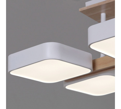 Потолочная люстра Reluce 03359-0.3-06 WH+WOOD