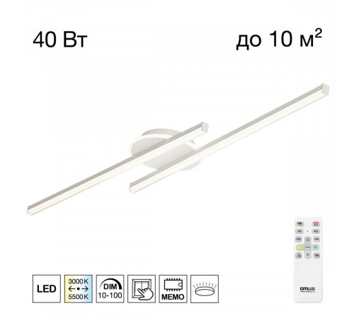 Потолочная люстра Citilux Trent CL203620