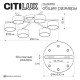 Потолочная люстра Citilux Espace CL243161