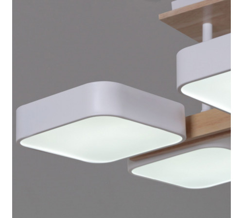 Потолочная люстра Reluce 03359-0.3-06 WH+WOOD
