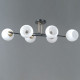 Потолочная люстра Illumico IL0798-6CSQ-25 BK AB TRENTO