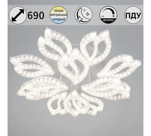 Потолочная люстра Reluce 39290-0.3-8+4 WH