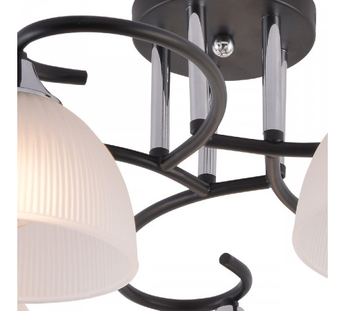 Потолочная люстра Reluce 01635-0.3-05 BK+CR
