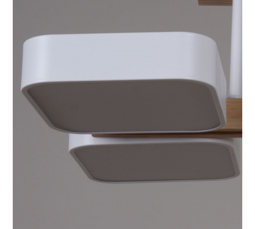 Потолочная люстра Reluce 03359-0.3-06 WH+WOOD
