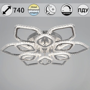 Потолочная люстра Reluce 09865-0.3-6+6A CR