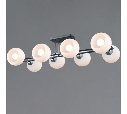 Потолочная люстра Illumico IL0791-8CSQ-25 BK CR TRENTO Потолочная люстра Illumico IL0791-8CSQ-25 BK CR TRENTO