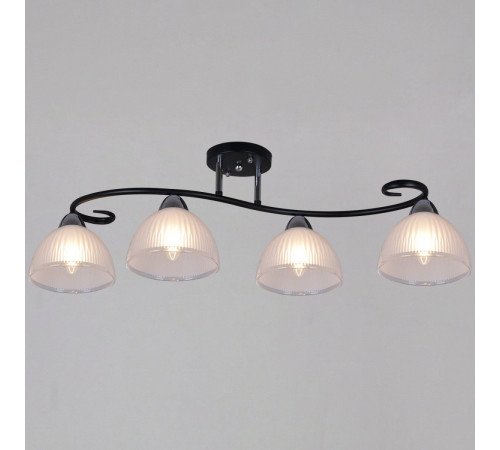 Потолочная люстра Reluce 66360-0.3-04 BK+CR