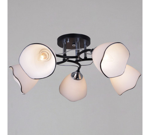 Потолочная люстра Reluce 79360-0.3-05 BK+CR