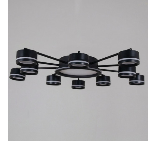 Потолочная люстра Reluce 20590-0.3-5+5+1 Black