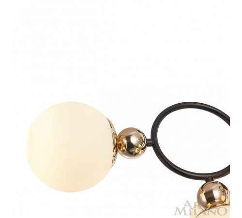 Потолочная люстра Arte Milano Neapolis 274307/8 BK/GD