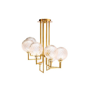 Потолочная люстра Garda Decor K2KG01P-8G