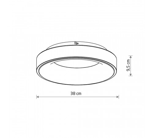 Потолочный cветильник Nowodvorski Nikki Round Led White 11210