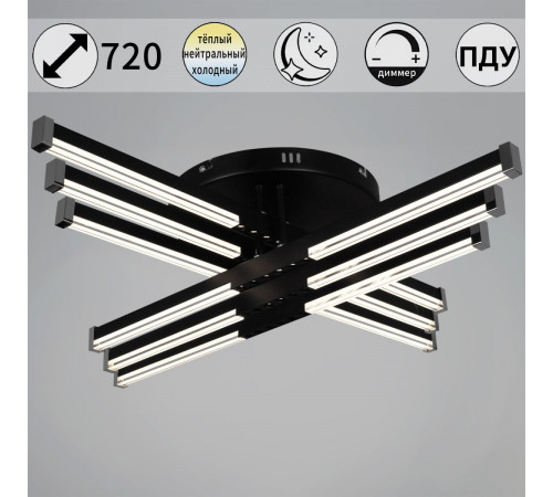 Потолочный светильник Reluce 83090-0.3-06A BK