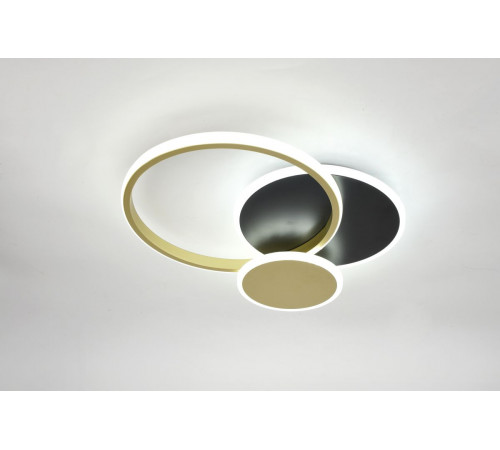 Потолочный светильник Эра Модерн City CLL-1-60 3K-6,5K RC BK+GD