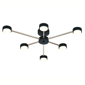 Потолочный светильник Escada Luminix 120008/6R Black/Gold ES0000094