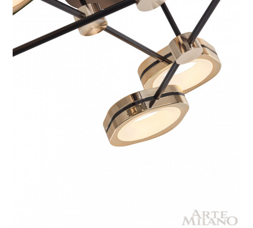 Потолочный светильник Arte Milano Ferrara 277999/6 BK/GD