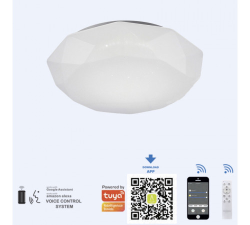 Потолочный светильник Mantra DIAMANTE SMART 5974 Потолочный светильник Mantra DIAMANTE SMART 5974
