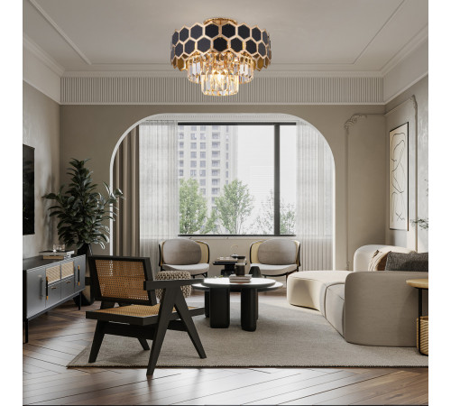 Потолочный светильник Arte Milano Sorrento 375009/3+2/20/380 GD Потолочный светильник Arte Milano Sorrento 375009/3+2/20/380 GD