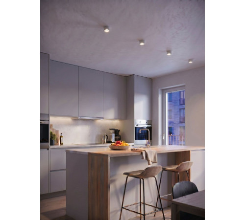 Потолочный светильник с переключателем цв. температуры Crystal Lux CLT 075C WH