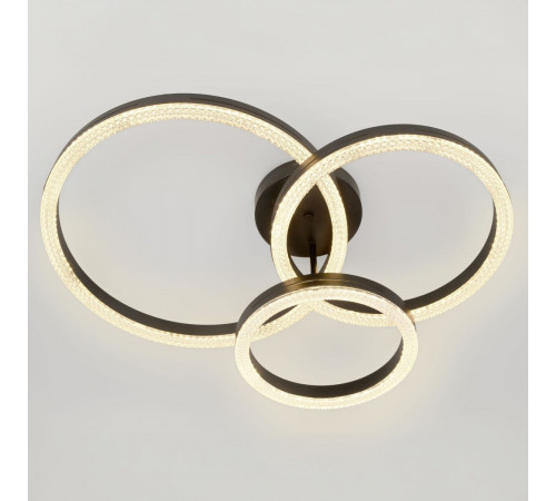 Потолочный светильник Эра Модерн Bloom CLL-1-110W 3K-6K RC BK