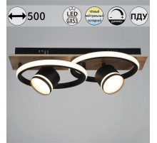 Потолочный светильник Reluce 29560-0.3-2+2 BK+WOOD