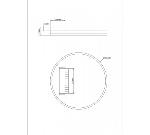 Потолочный светильник Freya Frame FR6084CL-L68W