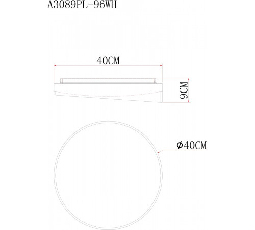 Потолочный светильник Arte Lamp Wurren A3089PL-96WH