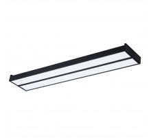 Светодиодная панель Uniel ULO-K15A 2x16W/4000K/L50 IP44 BLACK UL-00012584