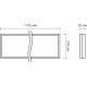 Светодиодная панель Gauss Mir G1-A0-00350-01GA2-4003540