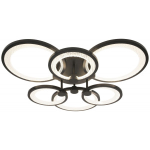 Потолочный светильник Эра Модерн Odry CLL-1-117W 3K-6,5K RC BK