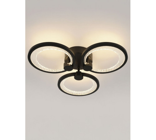 Потолочный светильник Эра Модерн Odry CLL-1-46W 3K-6,5K RC BK